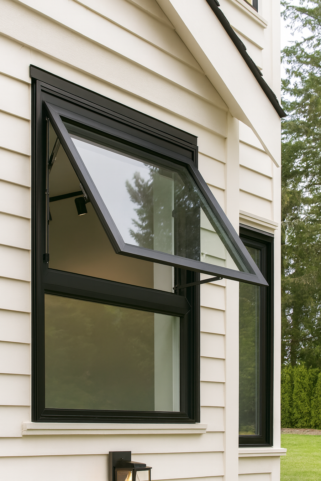 Mosaic Awning Window, outward opening